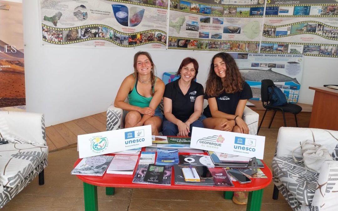 Visita de dos jóvenes estudiantes de ingeniería agronómica de AgroParisTech